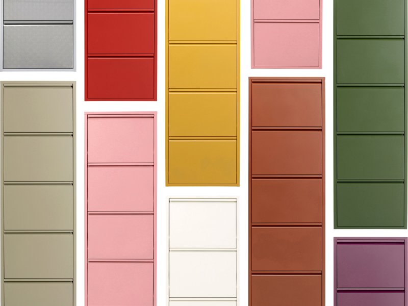 Porte-chaussures coloré
