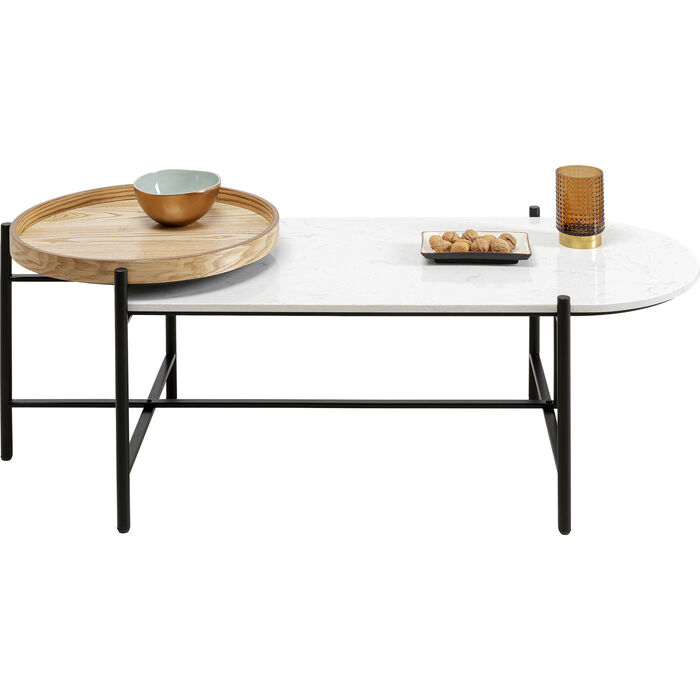 Table basse Layered 128x55cm